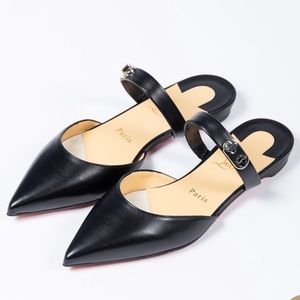 Christian Louboutin Choc Twist Lock Ballerina Flat